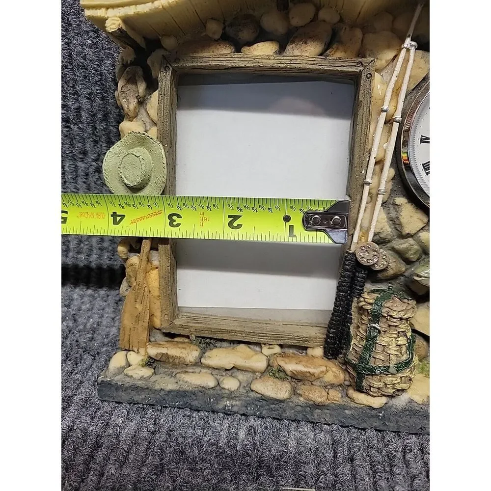 Fishing‎ Clock Picture Frame 3D Resin